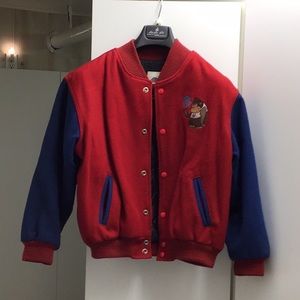 Planet Hollywood vintage jacket for kids with snaps no zipper easy to wear